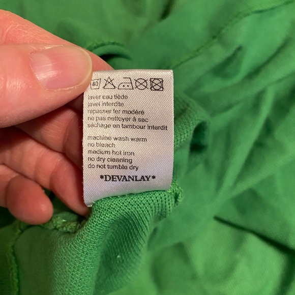 Lacoste Green Devanlay Short Sleeve Pique Polo Shirt - Picture 9 of 9